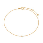 0.01 TCW Round Cut Moissanite Single Stone Zodiac Chain Bracelet