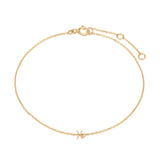 0.01 TCW Round Cut Moissanite Single Stone Zodiac Chain Bracelet