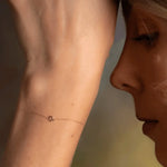 0.01 TCW Round Cut Moissanite Single Stone Zodiac Chain Bracelet