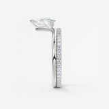 Trillion Solitaire Lab Grown Diamond Engagement Ring
