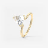 Trillion Solitaire Lab Grown Diamond Engagement Ring