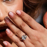 Zendaya – Inspired 5.02 Carat East-West Cushion Cut Solitaire Lab Grown Diamond Engagement Ring