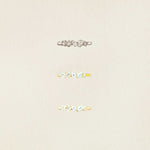 0.24 CT Asscher, Baguette, Oval, Princess & Pear Shaped Moissanite Multi Stones Wedding Band 7