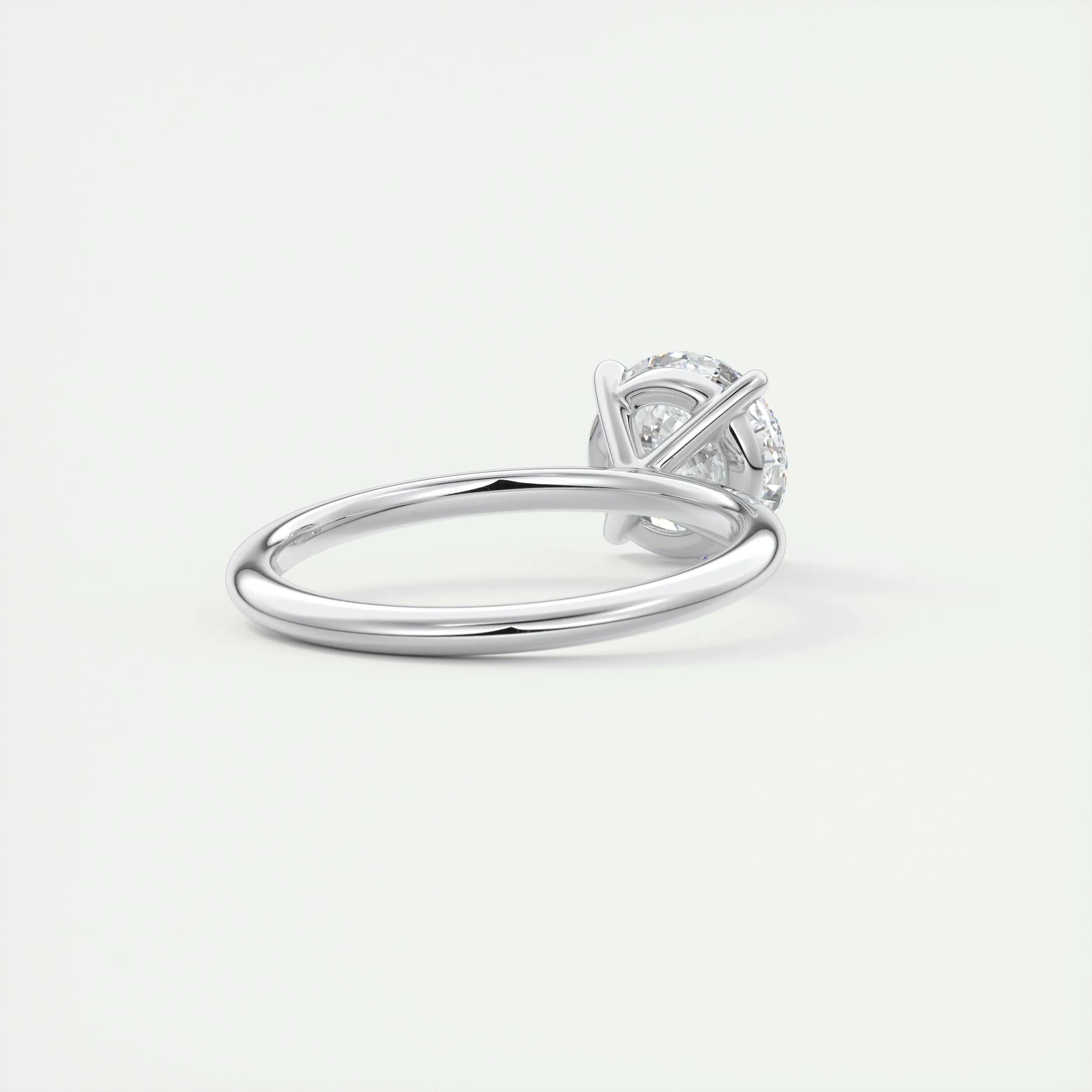 2 CT Round Solitaire CVD F/VS1 Diamond Engagement Ring 3