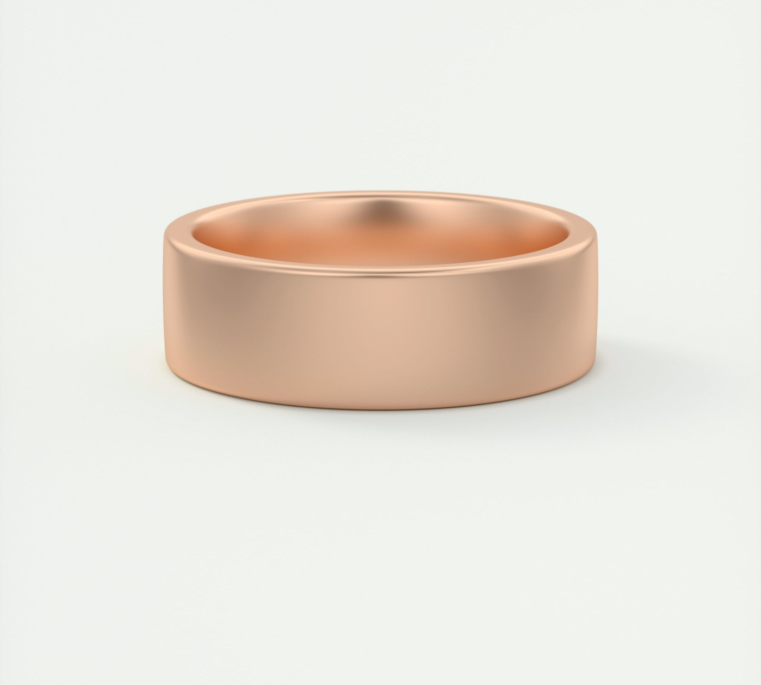 Satin-Finish Rose Gold Regular Men's Band 1