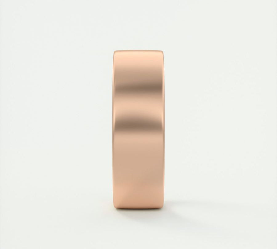Satin-Finish Rose Gold Regular Men's Band 2