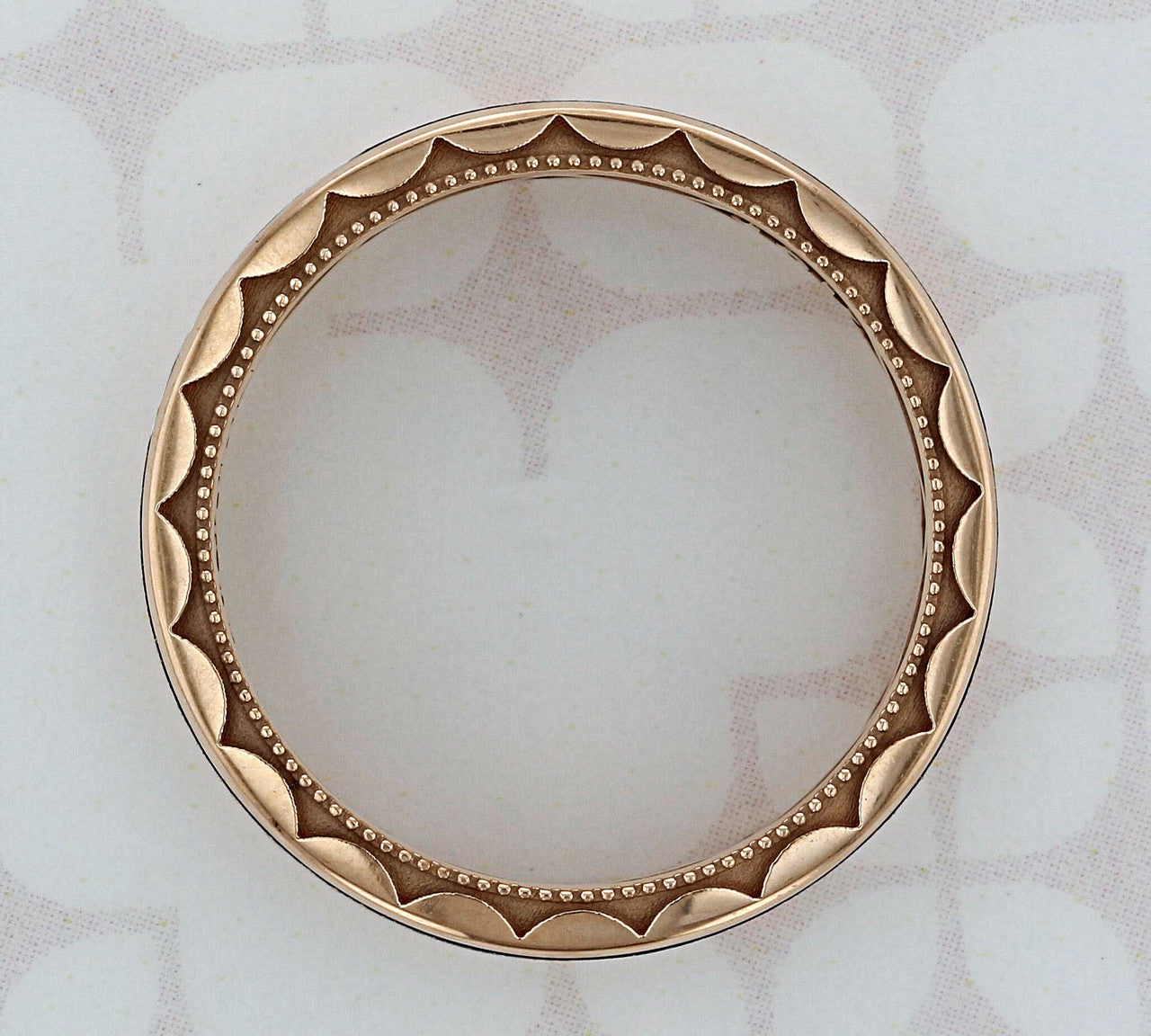 Satin Scratch Finish Classic Men's Band 3