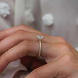 1.50 CT Cushion Solitaire Moissanite Engagement Ring 5