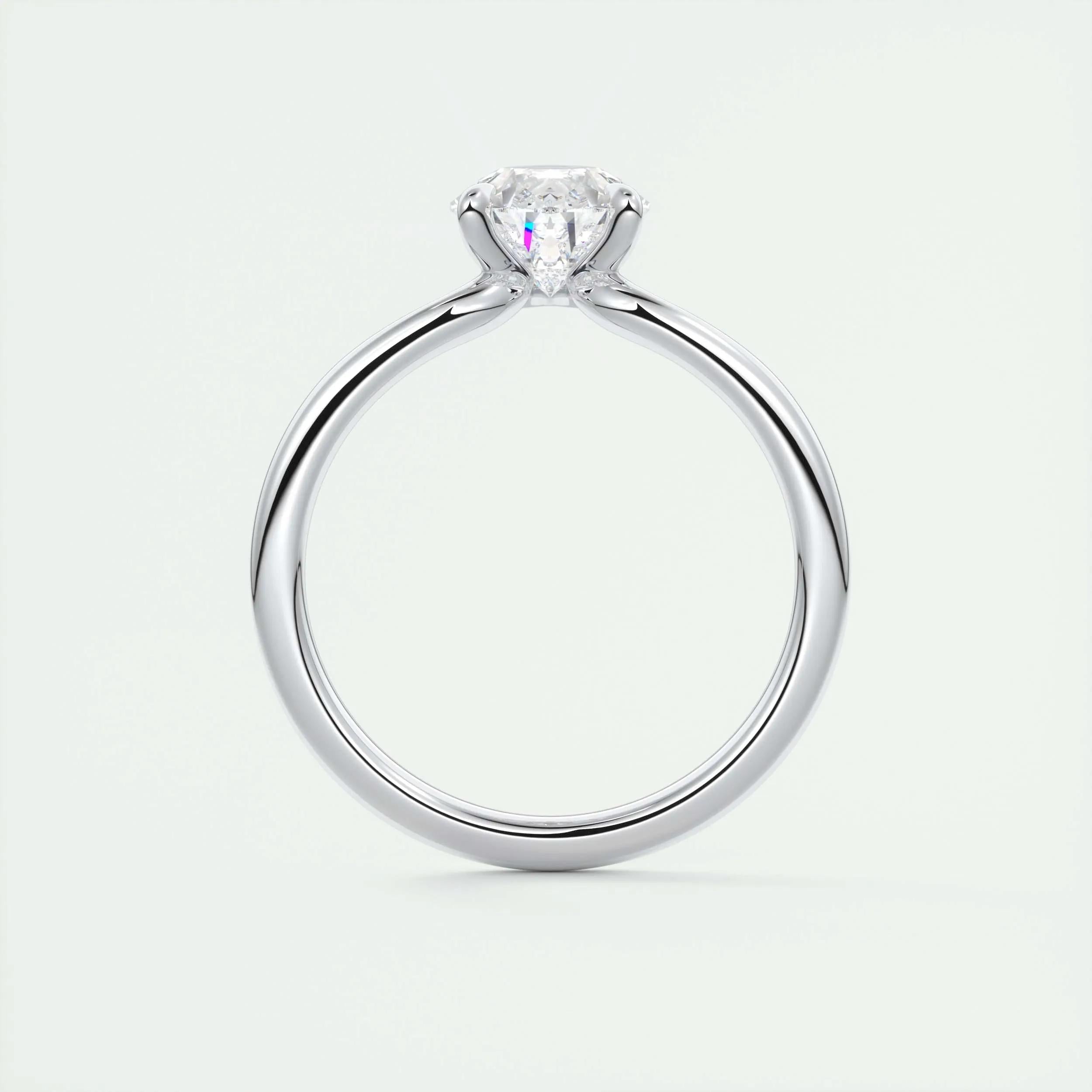 2 CT Pear Solitaire CVD F/VS1 Diamond Engagement Ring 7