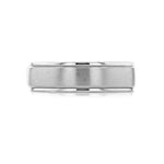 Men's Brushed Finish Classic Wedding Band 5