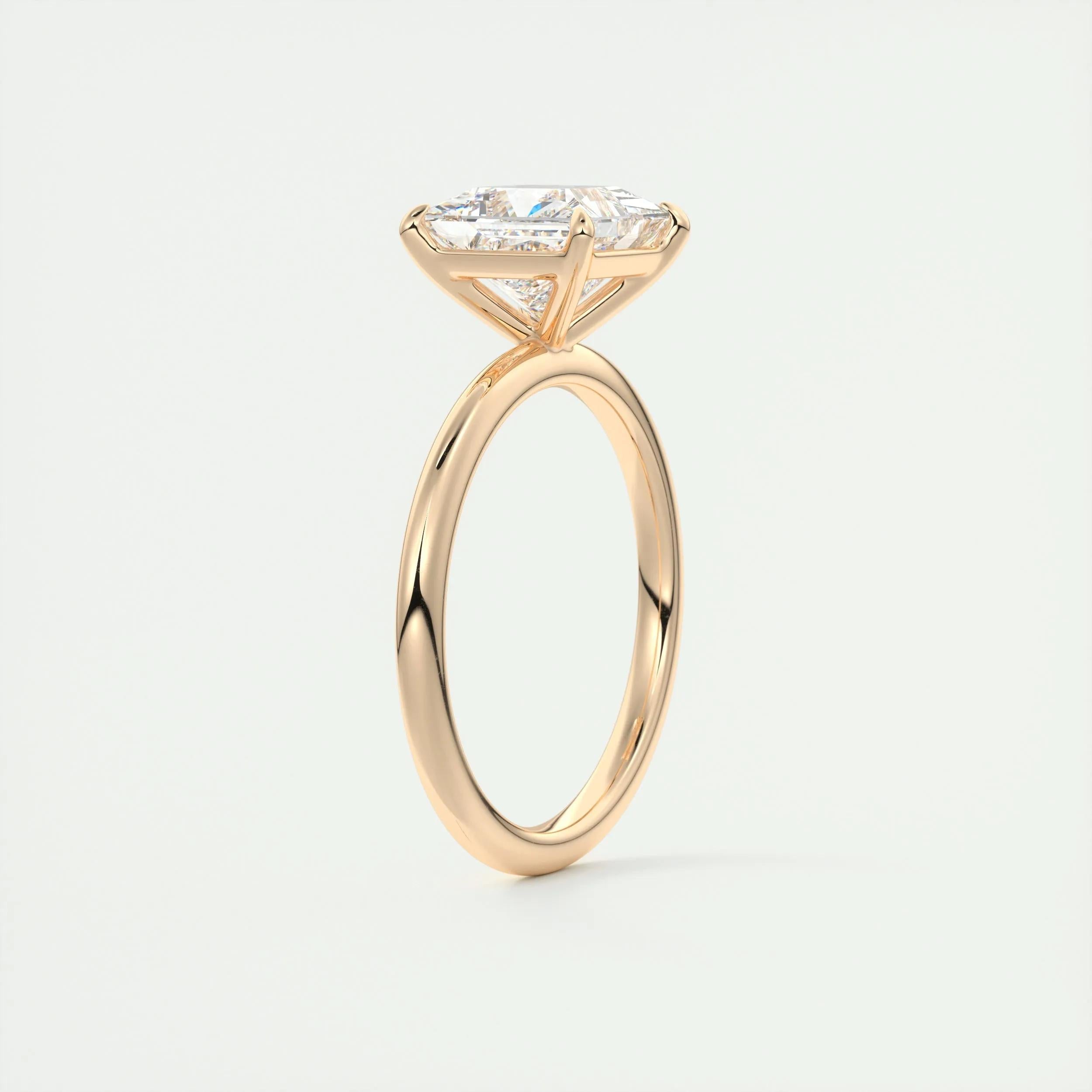 2 CT Princess Solitaire CVD F/VS1 Diamond Engagement Ring 20