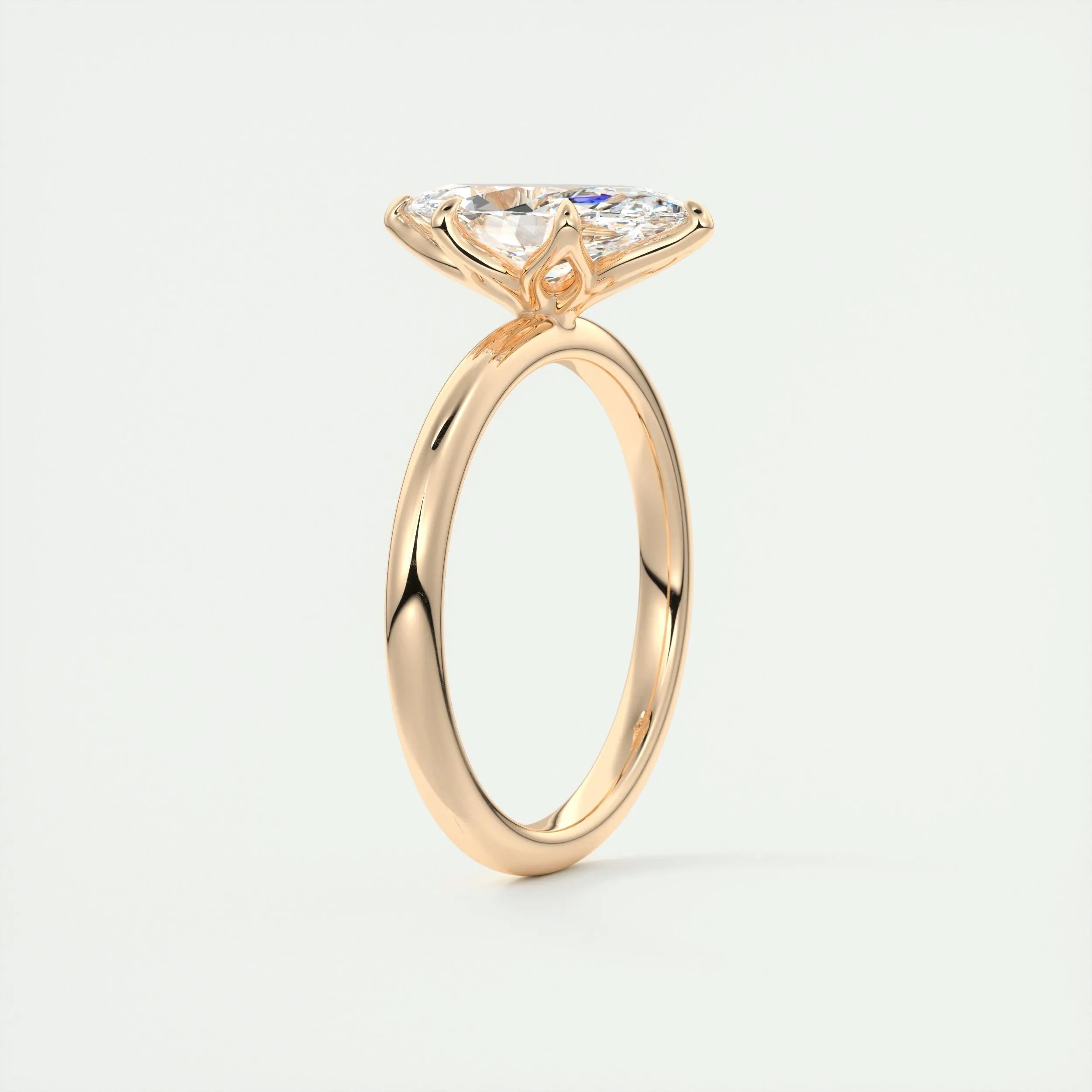 1.5 CT Marquise Solitaire CVD F/VS1 Diamond Engagement Ring 20