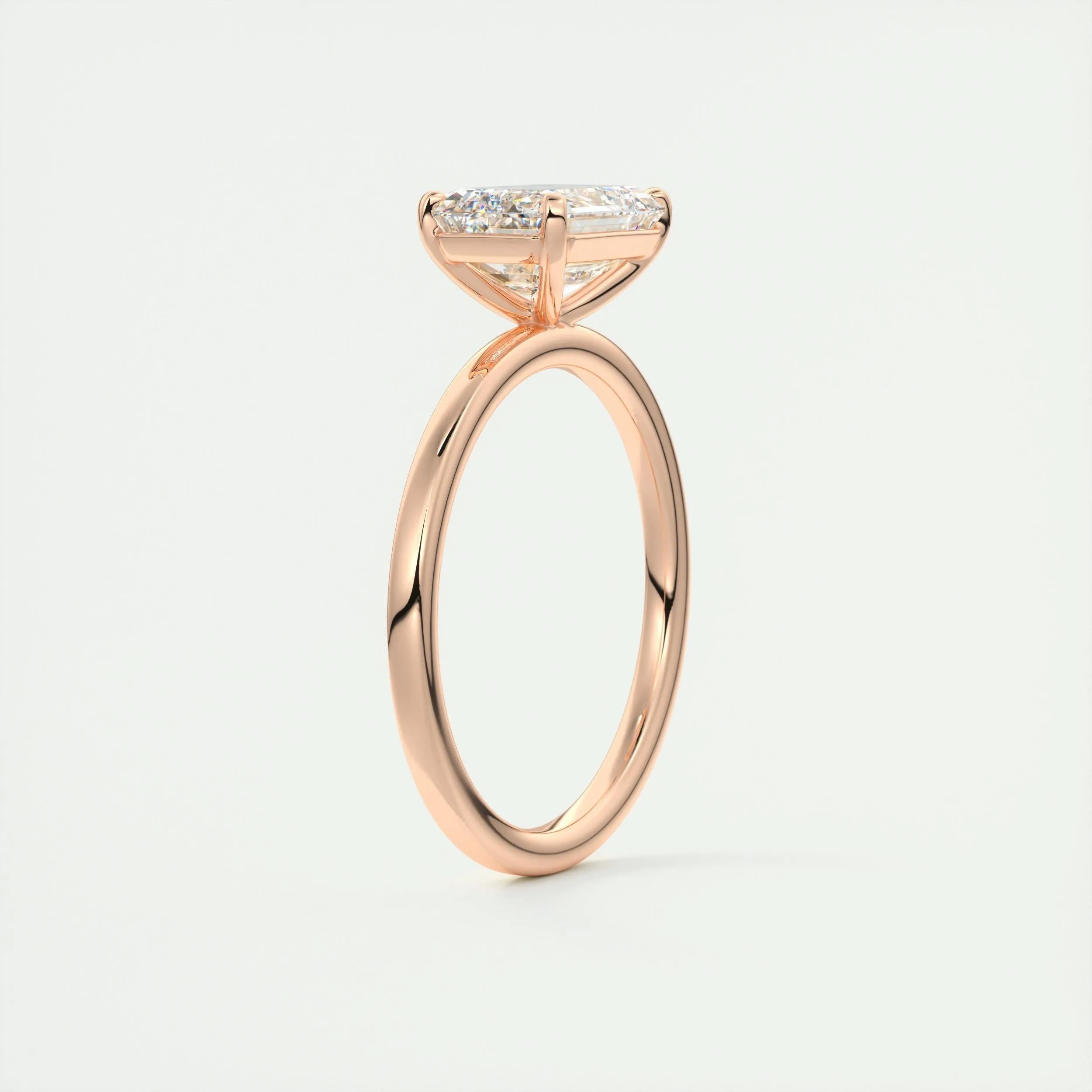2 CT Emerald Solitaoire CVD F/VS1 Diamond Engagement Ring 21
