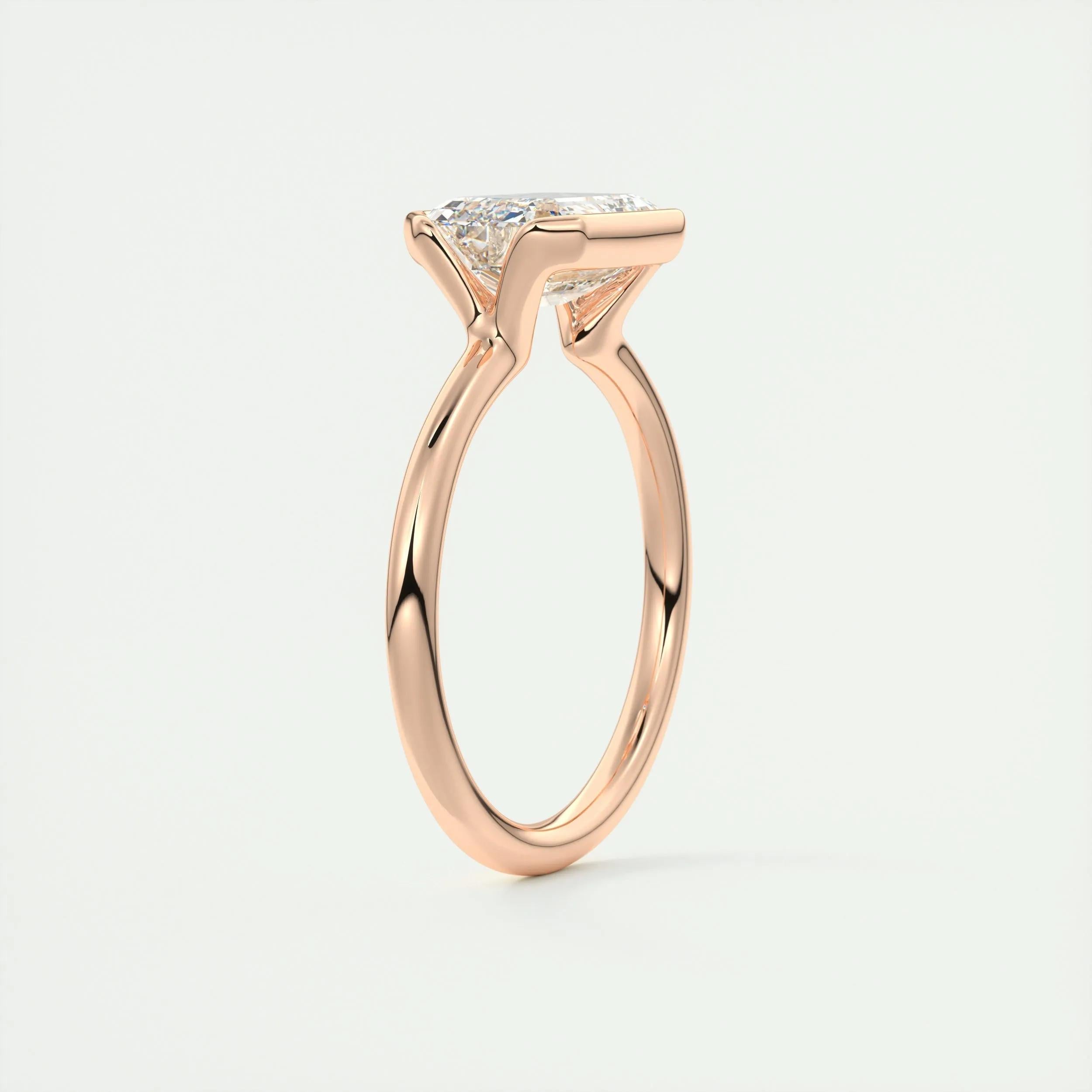 2 CT Emerald Half Bezel CVD F/VS1 Diamond Engagement Ring 21