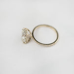 2.77 CT Cushion Solitaire Pave Moissanite Engagement Ring 9