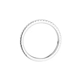 0.20 CT Round Shaped Moissanite Semi Eternity Wedding Band 3