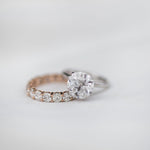 3.0 CT Round Solitaire Moissanite  Engagement Ring 9