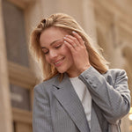 0.58 CT Round Shaped Moissanite Minimalist Wedding Bands 3