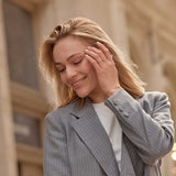 0.58 CT Round Shaped Moissanite Minimalist Wedding Bands 3