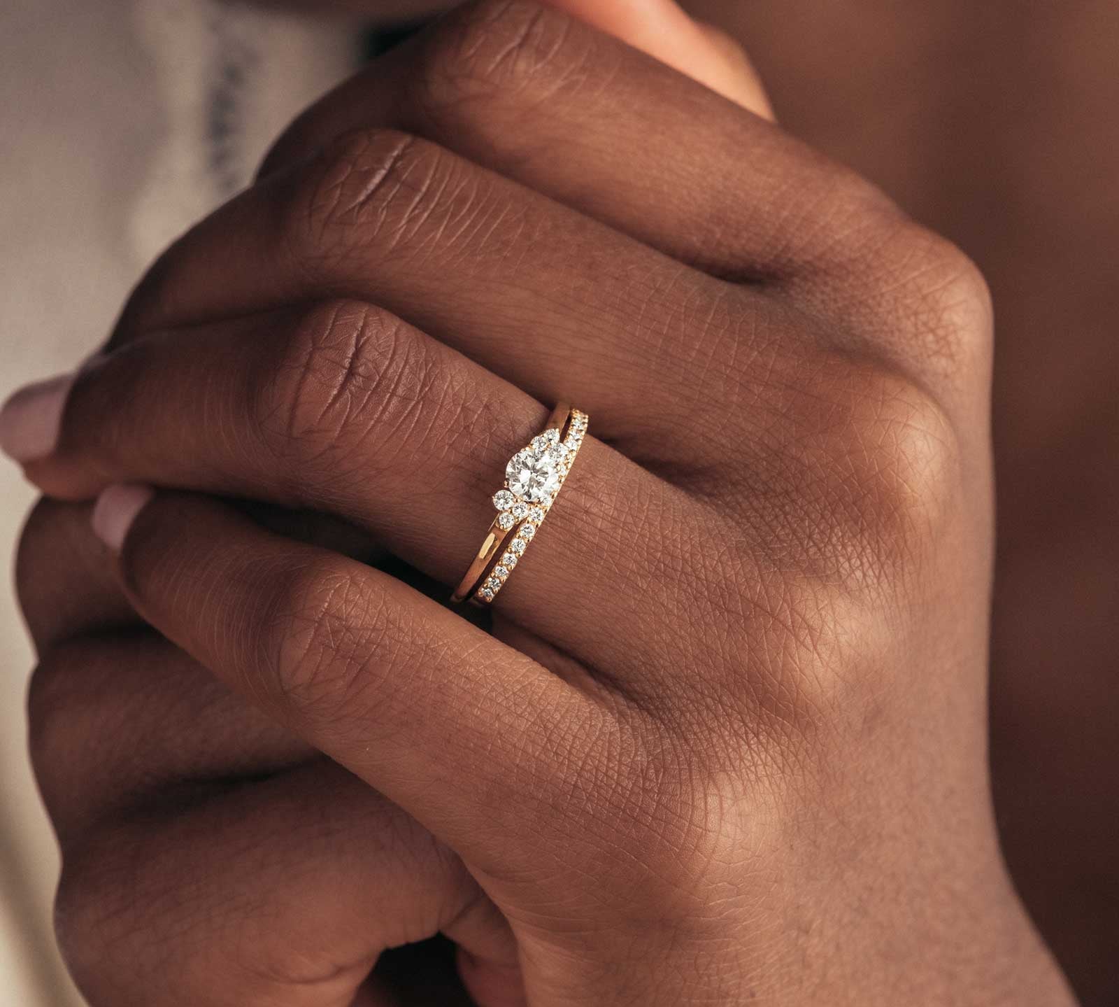 0.20 CT Round Shaped Moissanite Half Eternity Wedding Band 2