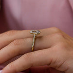 4.0 CT Asscher Solitaire Bezel Moissanite Engagement Ring 2