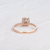 3.2 CT Round Cut Solitaire Pave Moissanite Engagement Ring 2