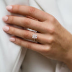 2.40 CT Radiant Solitaire Moissanite Engagement Ring 3