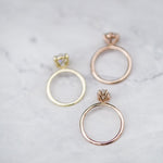 2.0 CT Pear Solitaire Moissanite Engagement Ring 4