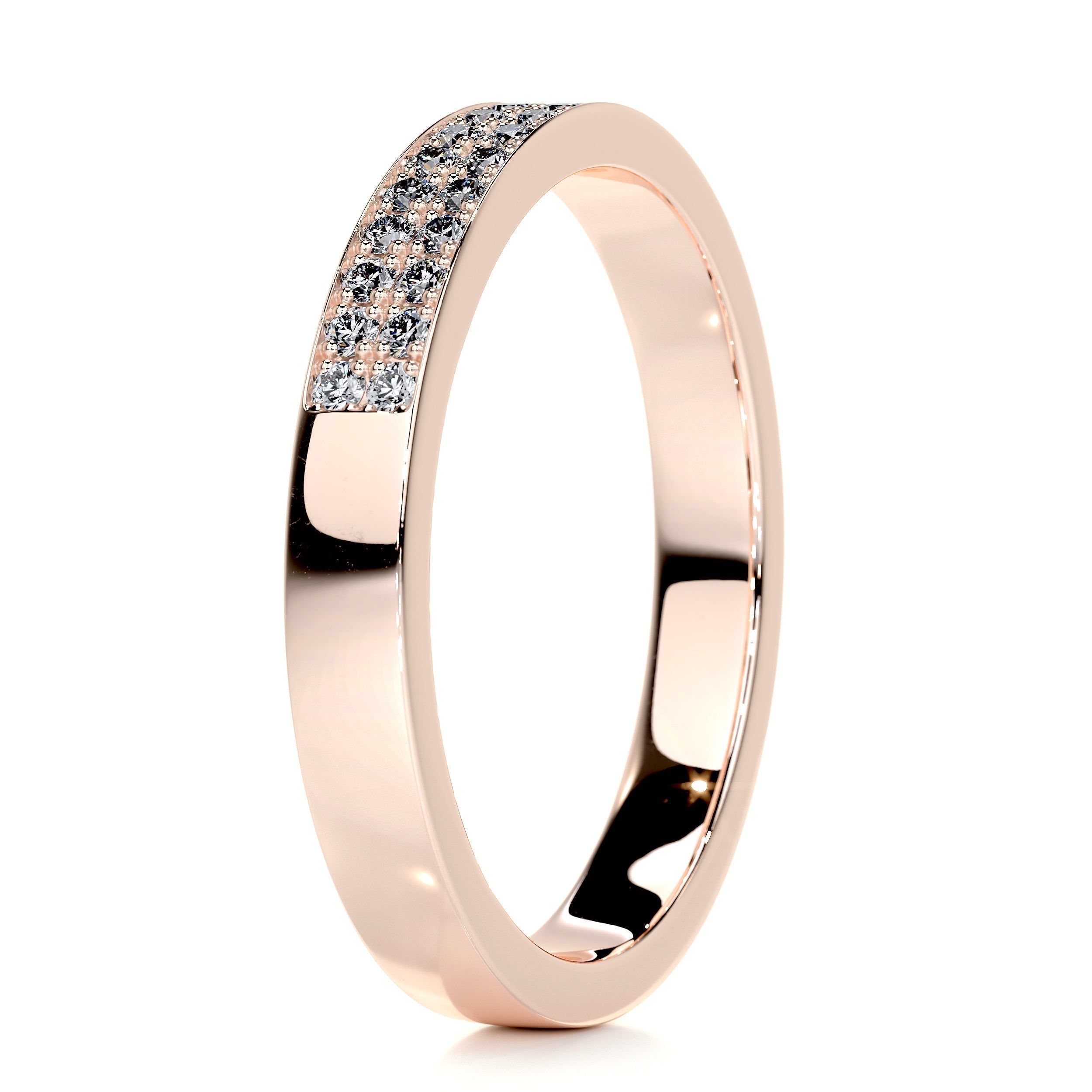 0.2 CT Round Half Eternity CVD EF/VVS Diamond Wedding Band 13