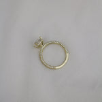 2.0 CT Cushion Hidden Halo & Pave Moissanite Engagement Ring 4