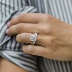 4.65 CT Elongated Cushion Solitaire Moissanite Engagement Ring 7