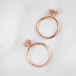 2.0 CT Pear Solitaire Moissanite Engagement Ring 3