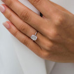1.80 CT Cushion Cut Solitaire Moissanite Engagement Ring 3