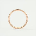 Polished Finish Regular White Gold Men's Band 13