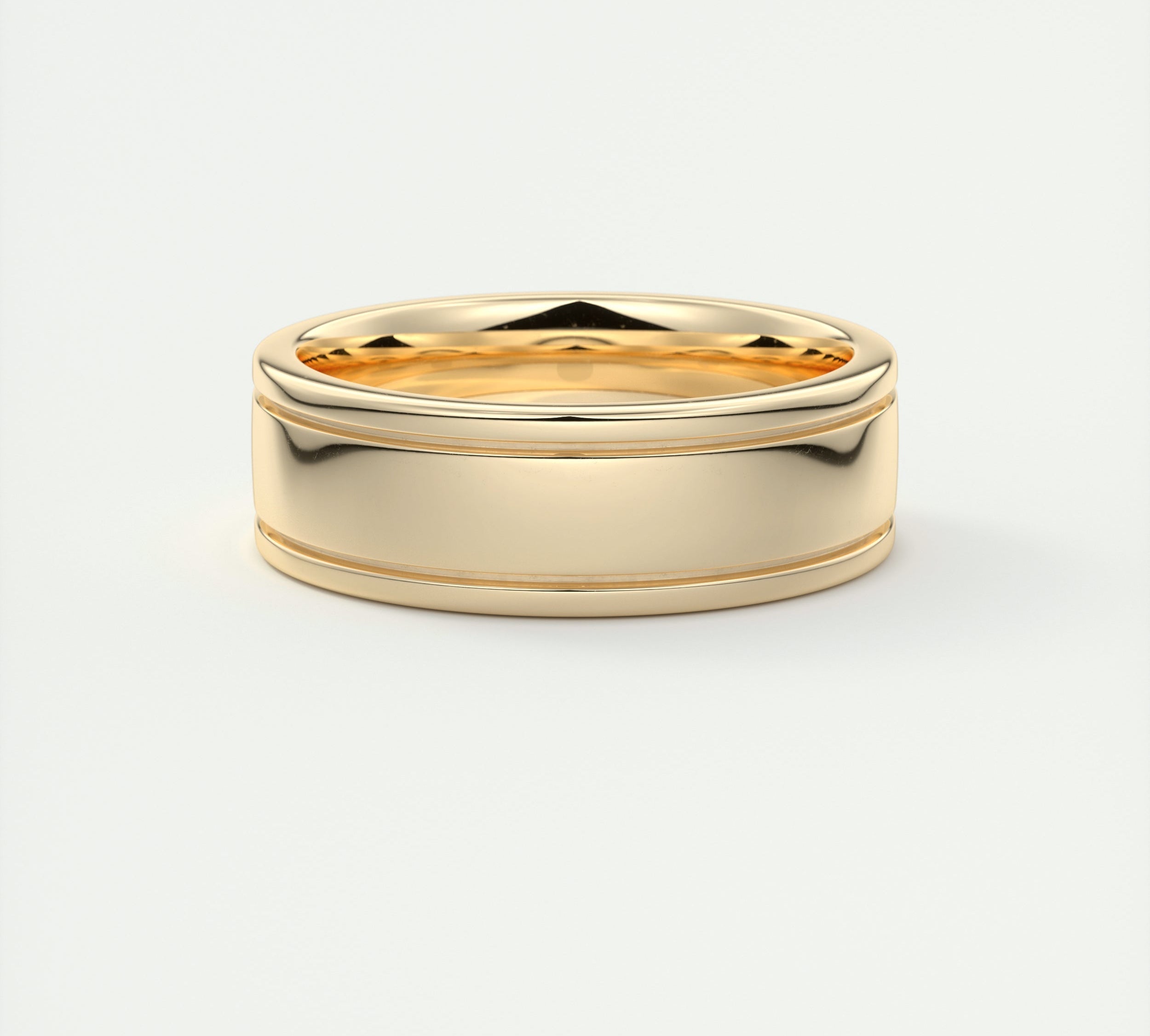 High-Polish Finish Classic Men's Band 3