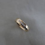 Stone Setting High Polish Finish Men's Band 14