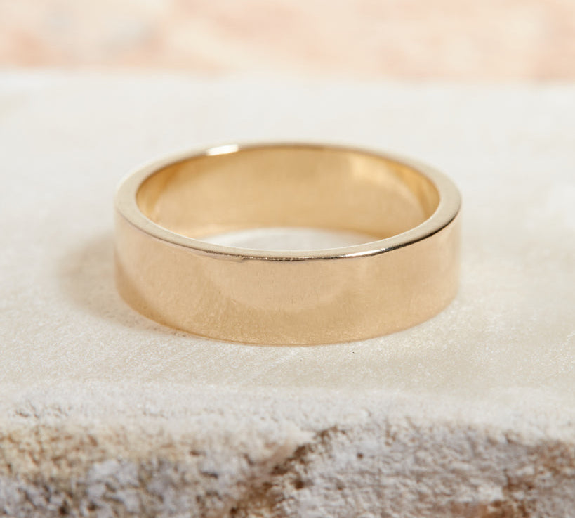 Polished Classic Wedding Band For Men 1