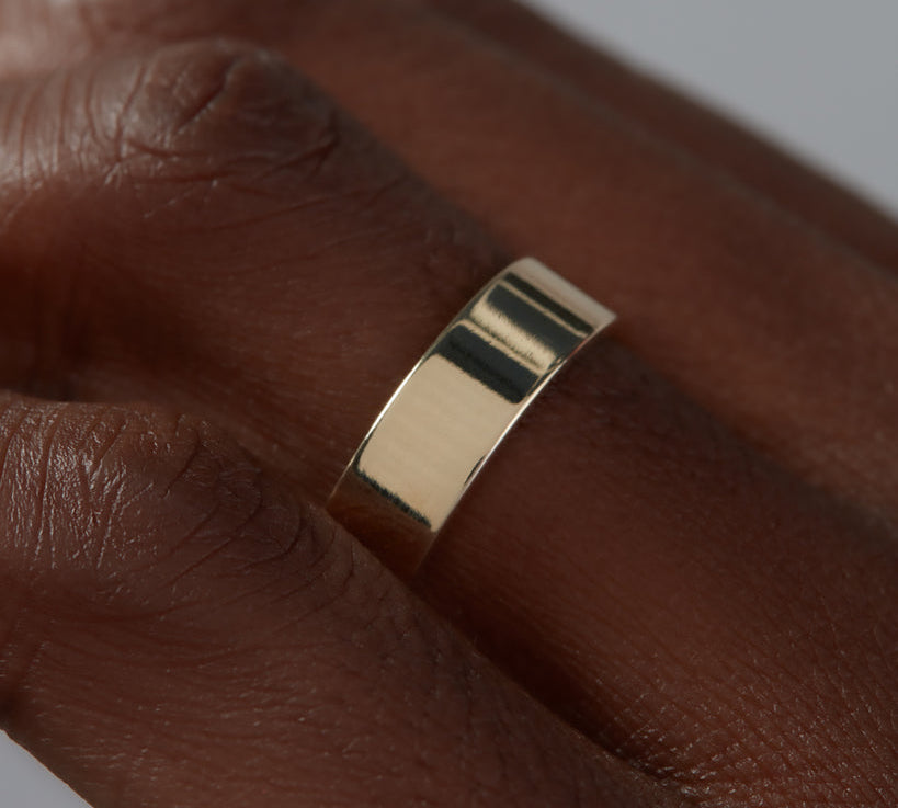 Polished Classic Wedding Band For Men 2