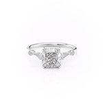 2.15 CT Cushion Cut Milgrain Vintage Style Engagement Ring 8