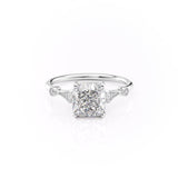 2.15 CT Cushion Cut Milgrain Vintage Style Engagement Ring 8