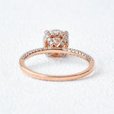 3.2 CT Round Cut Solitaire Pave Moissanite Engagement Ring 19