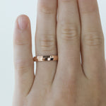 Polished Finish Yellow Gold Regular Men's Wedding Band 5