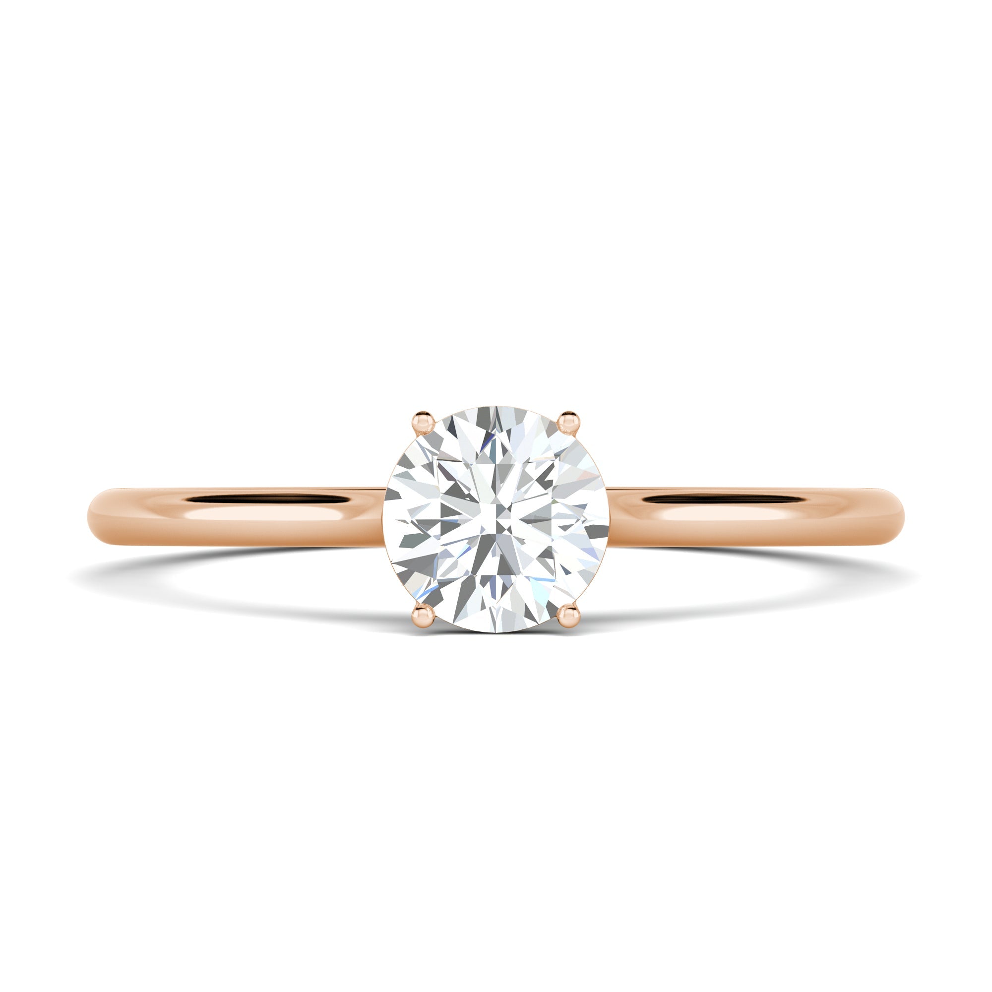 1.02 CT Round Solitaire CVD F/VS2 Diamond Engagement Ring 6