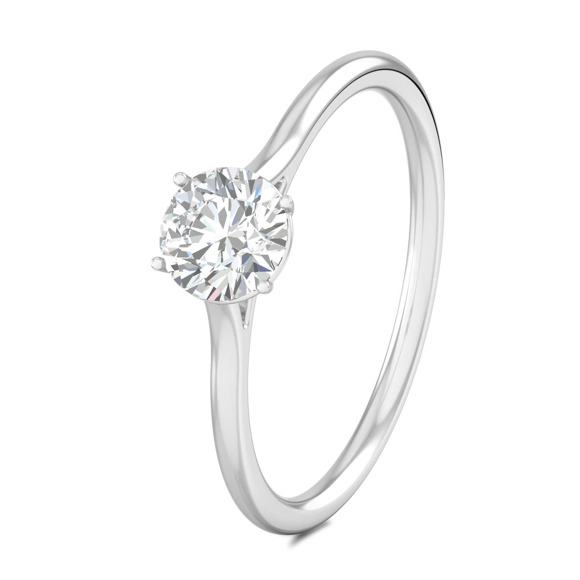 1.02 CT Round Solitaire CVD F/VS2 Diamond Engagement Ring 15