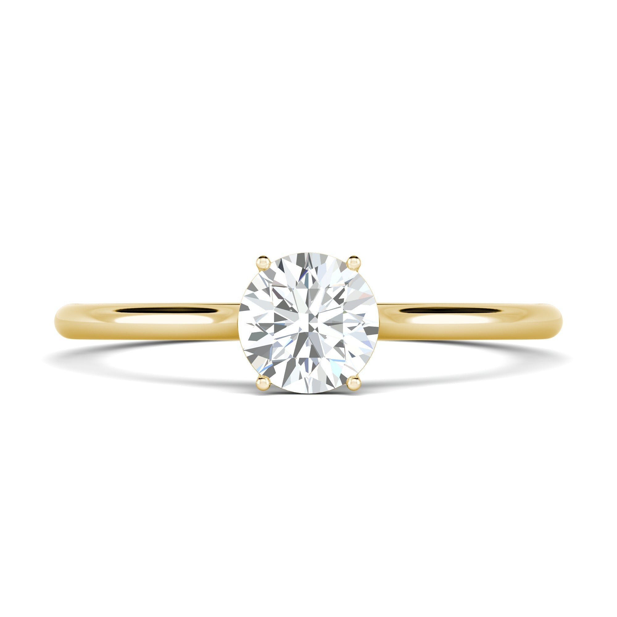 1.02 CT Round Solitaire CVD F/VS2 Diamond Engagement Ring 14