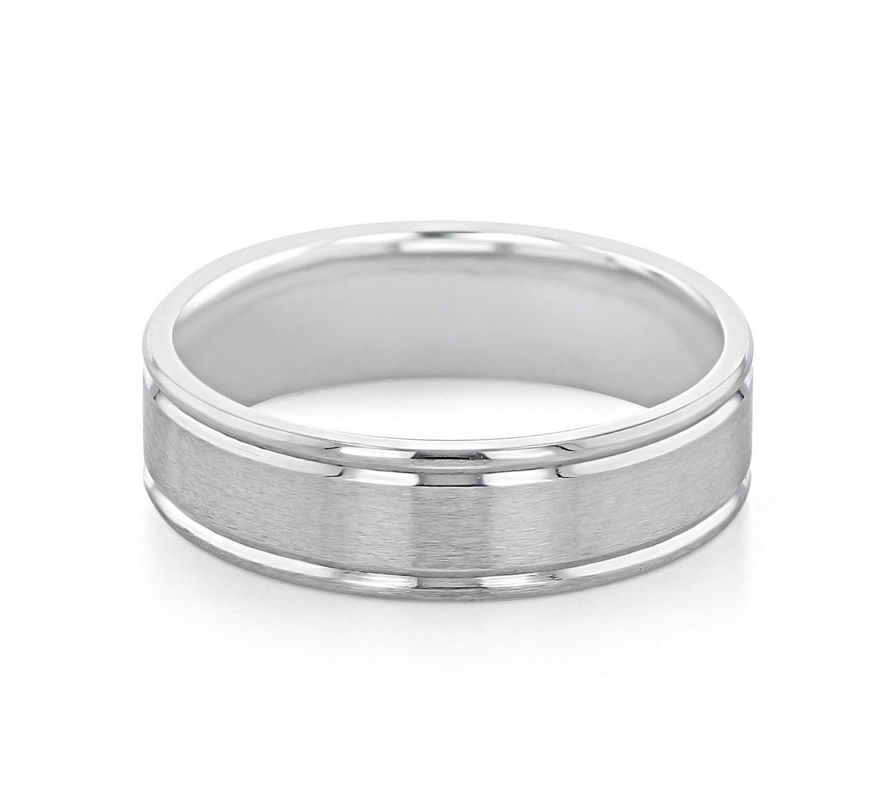 Brushed Finish Classic Men's Wedding Band 3