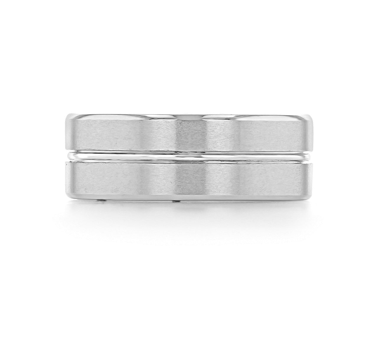 Men's Brushed Finish Classic Wedding Band 3