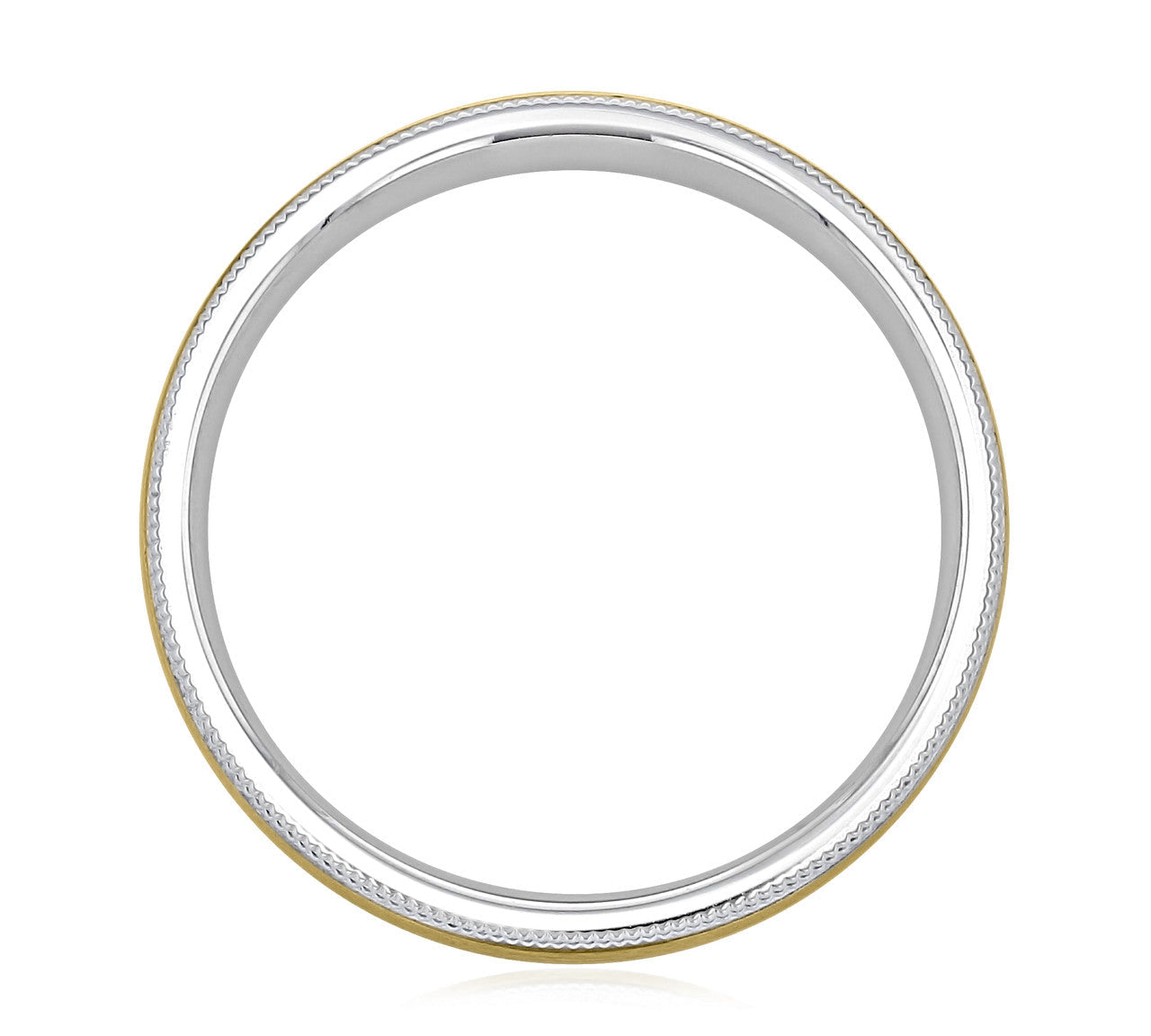 Classic Men's Wedding Band With Brushed Finish Metal 3