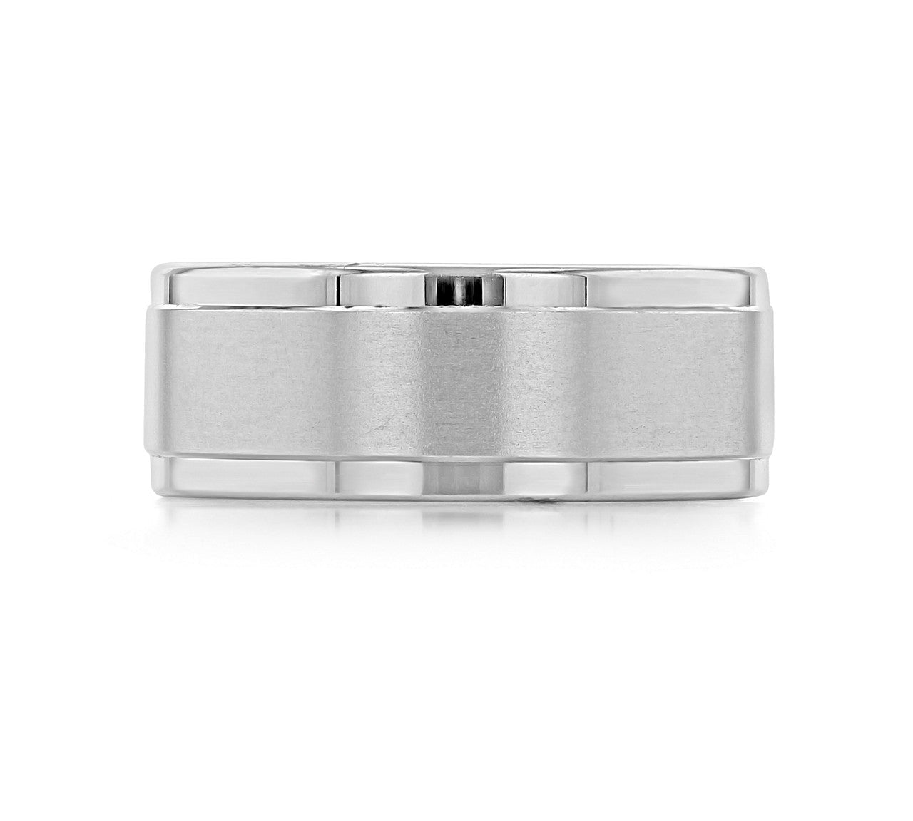 Brushed Finish Classic Wedding Band for Men 1