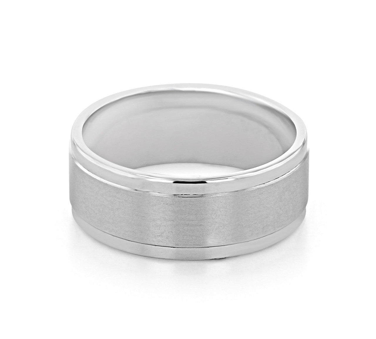 Brushed Finish Classic Wedding Band for Men 2